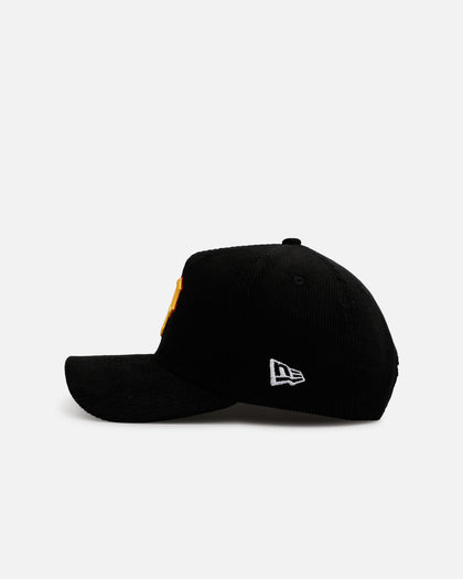 New Era Pittsburgh Pirates 'Black Cord' 9FORTY A-Frame Corduroy Snapback Black