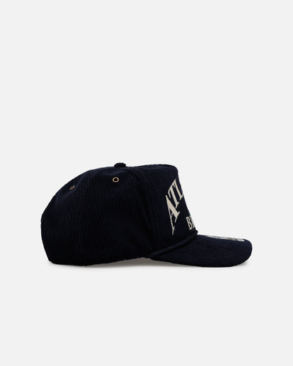 47 Brand Atlanta Braves 'Pitchout' 47 Hitch Corduroy Snapback Navy