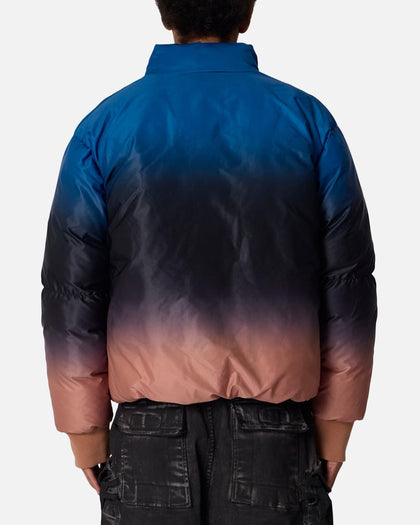 MNML Jupiter Ombre Puffer Jacket Blue/Pink
