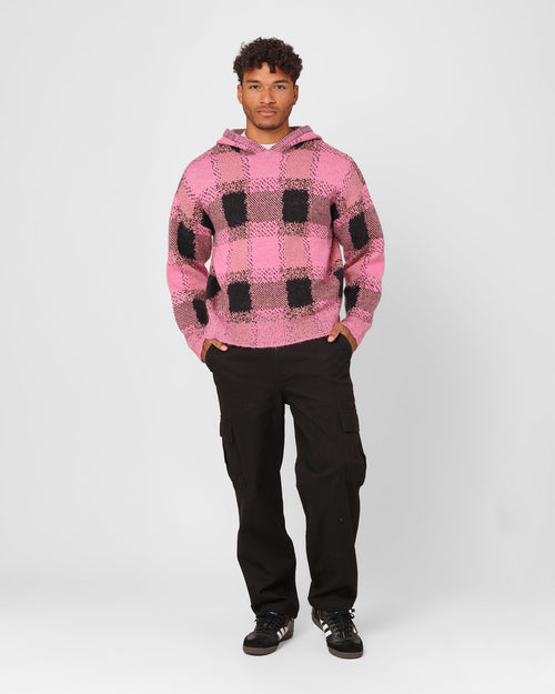XXIII Dalas Plaid Hoodie Pink/Black