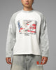 Loiter American Dream Long Sleeve T-Shirt Off White/Grey