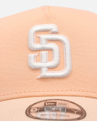 New Era San Diego Padres 'Peaches' 9FORTY A-Frame Snapback Peach