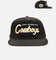 New Era North Queensland Cowboys 'NRL Golfer Washed Black' Pre-Curved Corduroy Golfer Snapback Washed Black
