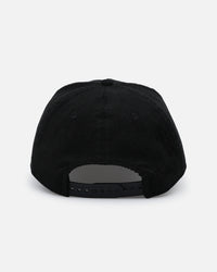 New Era Atlanta Braves 'Corduroy Suede' Pre-Curved Golfer Snapback Washed Black