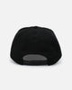 New Era Atlanta Braves 'Corduroy Suede' Pre-Curved Golfer Snapback Washed Black