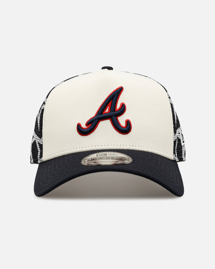 New Era Atlanta Braves 'Fourth Of July' 9FORTY A-Frame Snapback Chrome/Navy