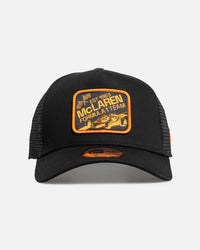 New Era X Mclaren Graphic Patch Trucker A-Frame Snapback Black
