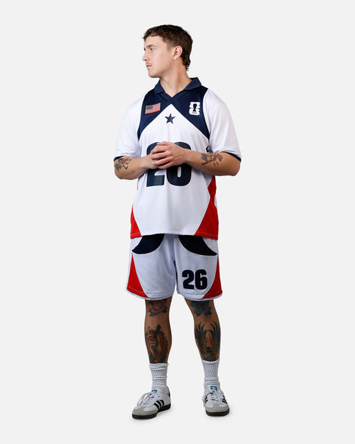 Fifa USA Soccer Shorts White