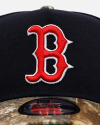 New Era Boston Red Sox 'Realtree Visor' 9FORTY A-Frame Snapback Official Team Color