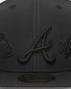 New Era Atlanta Braves 'Triple Black Multi Logo Prolight' World Series 59FIFTY Fitted Black/Black
