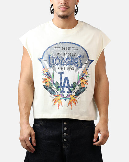 Pro Standard Los Angeles Dodgers Paradise Muscle T-Shirt Eggshell