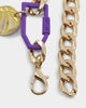 Wild for the Weekend Slam Dunk Basketball Bracelet Purple/Yellow/Gold