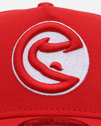 New Era Atlanta Hawks 'Upside Down NBA' 9FORTY A-Frame Snapback Red