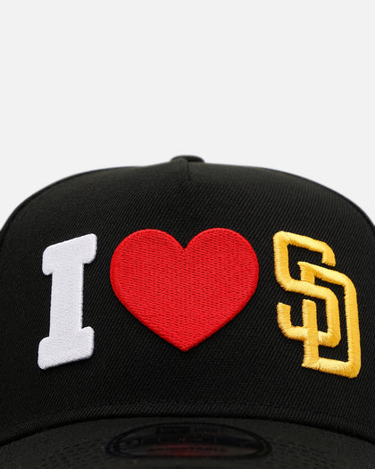 New Era San Diego Padres 'Love' 9FORTY A-Frame Snapback Black