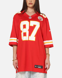 Nike Kansas City Chiefs Travis Kelce #87 Home Game NFL Jersey University Red