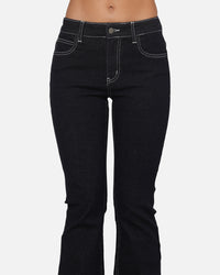 Ed Hardy Women's Stellar Bootcut Jeans Mid Blue