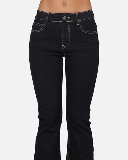 Ed Hardy Women's Stellar Bootcut Jeans Mid Blue