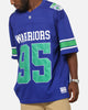 Bleacher Athletic New Zealand Warriors NRL Gridiron Mesh Jersey Official Team Color