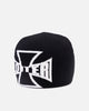 Loiter Motor Skull Knit Beanie Black