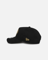 New Era Boston Celtics 'NBA Black & Gold Embroidery' 9FORTY A-Frame Snapback Black/Gold