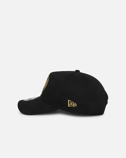 New Era Boston Celtics 'NBA Black & Gold Embroidery' 9FORTY A-Frame Snapback Black/Gold