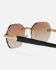 Belvoir & Co Willow Diamond Cut Sunglasses Tea/Black
