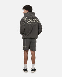 Represent Owners Club Script Hoodie Vintage Grey