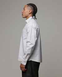 American Thrift Oxford Long Sleeve Shirt Brown Stripe