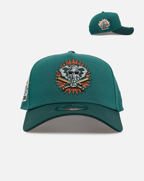 New Era Oakland Athletics 'Citrus 2.0' 9FORTY A-Frame Snapback Dark Green/Orange
