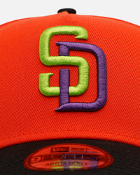 New Era San Diego Padres 'Halloween' 9FORTY A-Frame Snapback Orange/Black