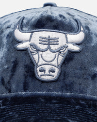 New Era Chicago Bulls 'Crushed Blue Velvet' 9FORTY A-Frame Snapback Blue