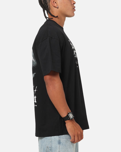 Key Street Lightning T-Shirt Black