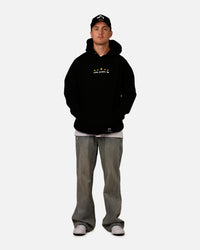 Mitchell & Ness X Los Angeles Galaxy X Culture Kings Spraypaint Hoodie Black