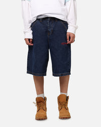 Ed Hardy Brave Hearts Jorts Indigo