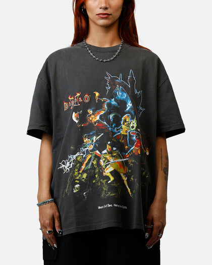 73Studio X Diablo II Halloween Heroes Are Born T-Shirt Black Wash