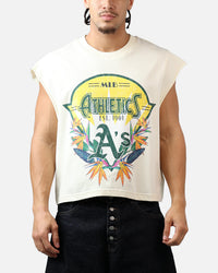 Pro Standard Oakland Athletics Paradise Muscle T-Shirt Eggshell