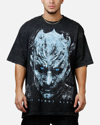 73Studio X Game Of Thrones Night Kings Vintage T-Shirt Black Acidwash