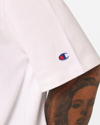 Champion Heritage New Script T-Shirt White