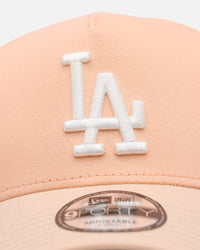 New Era Los Angeles Dodgers 'Peaches' 9FORTY A-Frame Snapback Peach