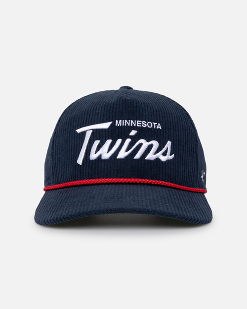 47 Brand Minnesota Twins 'MLB Opening Day' Corduroy Crossrope Hitch Snapback Navy