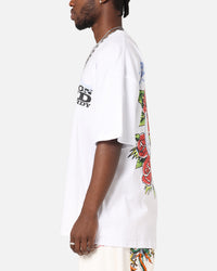 Ed Hardy Death & Bloom T-Shirt White