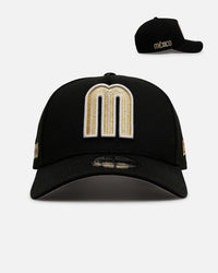 New Era Mexico National Baseball Team 'New Year's Eve' 9FORTY A-Frame Snapback Gold/Silver