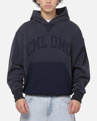 Criminal Damage Sun Faded Hoodie Navy