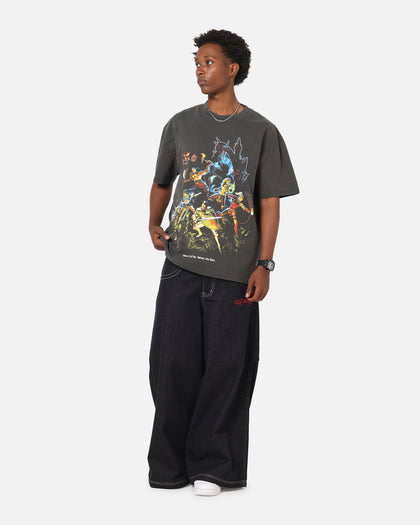 73Studio X Diablo Halloween Heroes Are Born Heavyweight T-Shirt Black Wash