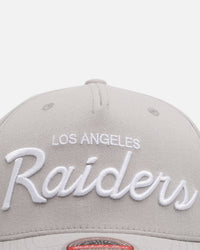 Mitchell & Ness Los Angeles Raiders 'Gray Tones' MVP Snapback Gray