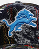 New Era Detroit Lions 'Running Stitch' 9FORTY A-Frame Snapback Multi