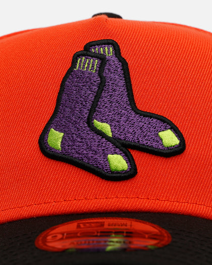 New Era Boston Red Sox 'Halloween' 9FORTY A-Frame Snapback Orange/Black