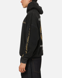 73Studio X The Lord Of The Rings The Ring Hoodie Black Acidwash