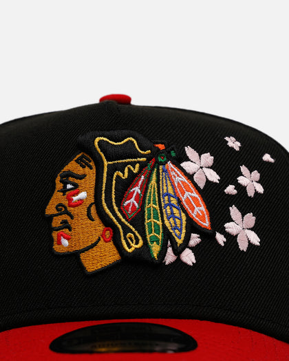 New Era Chicago Blackhawks 'Cherry Blossoms' 9FORTY A-Frame Snapback Official Team Color