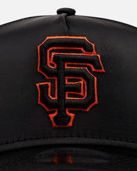 New Era San Francisco Giants 'Team Color Satin' 9FORTY A-Frame Snapback Official Team Color